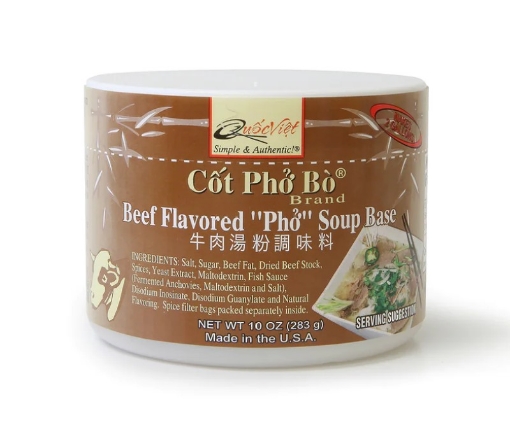 Picture of 
QUỐC VIỆT CỐT PHỞ BÒ® BRAND (BEEF FLAVORED "PHO" SOUP BASE) 10-OZ