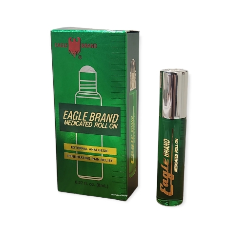 Picture of Eagle Brand Medicated Oil Roll On 8mL - Penetrating Pain Relief