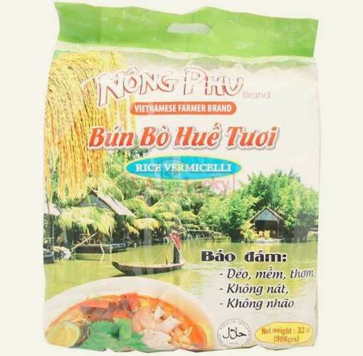 Picture of Rice Vermicelli Noodle (Bun Bo Hue), 2lbs