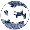 Picture of Rice Bowl with Blue Fish and Flower Design 8" 