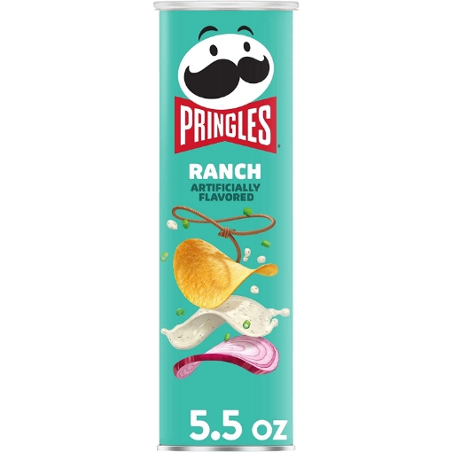 Picture of Pringles Potato Crisps Chips Ranch Flavor, 5.5oz