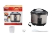 Picture of Tiger JNP-S10U-HU 5.5-Cup Rice Cooker and Warmer, Stainless Steel Gray