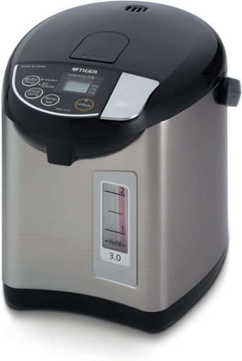 Picture of Tiger PDU-A30U Electric Water Boiler/Warmer, Stainless Black, 3.0-Liter