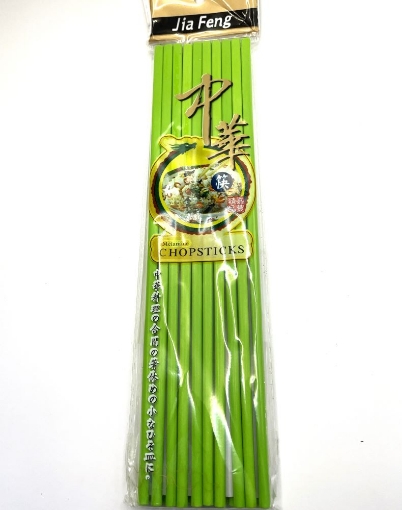 Picture of Jia Feng Chopsticks Green 10 Pairs