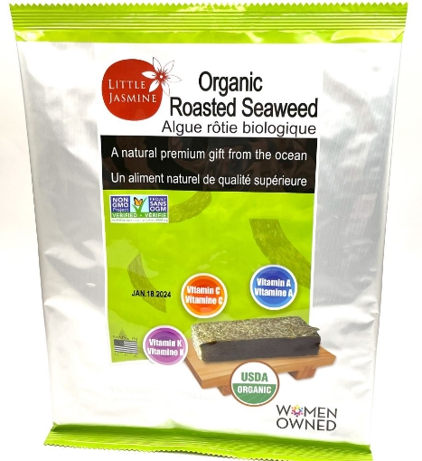 Picture of PH Organic Roasted Seaweed Sheet- 10ct Made in USA