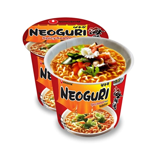 Picture of NongShim Neoguri Noodles 75g (Pack of 6 Cups)