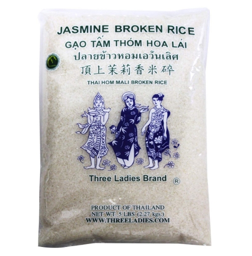 Picture of Three Ladies Jasmine Broken Rice 10 lbs