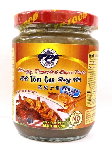 Picture of TPF Stir-Fry Tamarine Sauce Paste Sot Tom Cua Rang Me 8oz No MSG Made in USA