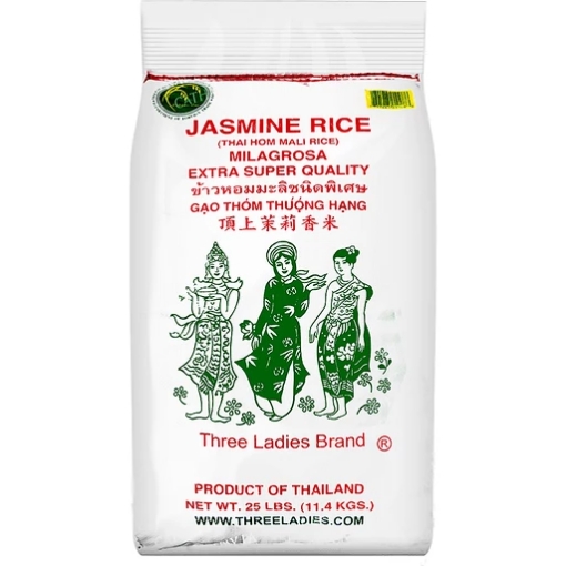 Picture of 2023 Three Ladies Jasmine Rice 25Lbs