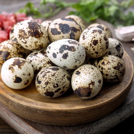 Picture of Fresh Quail Egg (Trung Cut Tuoi) 10 Counts