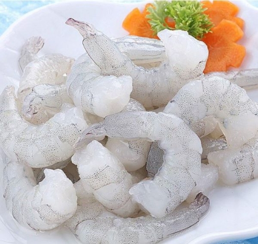 Picture of Raw Shrimp Peeled Deveined Tail Off 41/50 Frozen 2lbs