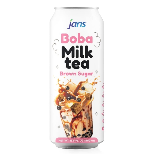 Picture of Jans BobaMilkTea BrwSugar490mL