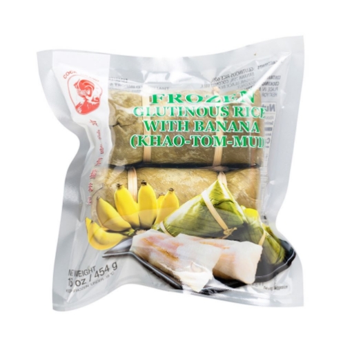 Picture of Glutinous Rice With Banana Cake (Banh Chuoi Nep) 16oz Frozen