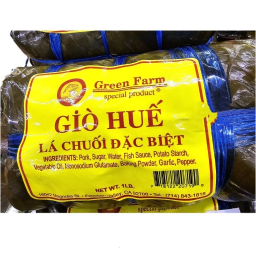 Picture of Gio Hue Vietnamese Cooked Pork Ham With Peppers 16oz